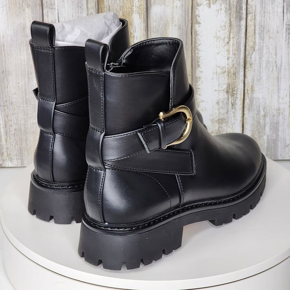 NEW - Giani Bernini Women's Jaynaa Memory Foam Lug Sole Ankle Booties - Size 6 M - Picture 4 of 12